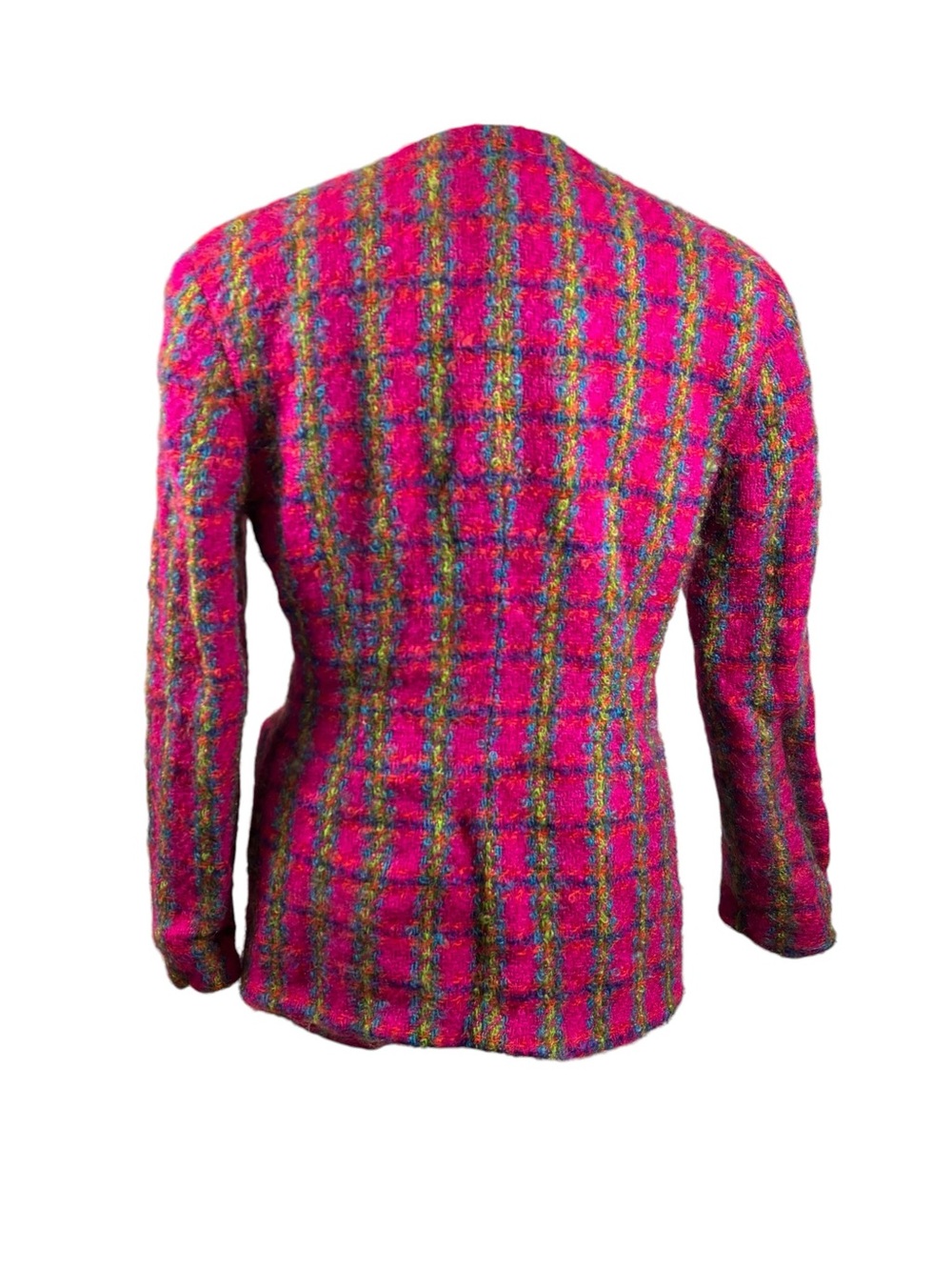 Rare Vintage Saks Fifth Ave Brand Wool and Mohair Jacket Size 6 - Picture 4 of 10